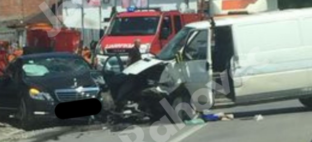 Dalin pamjet e aksidentit të rëndë në hyrje të Rahovecit