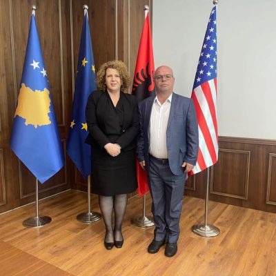 Latifi takohet me ministren Hajdari, sigurohen 1.5 milionë euro për Parkun Industrial të Opterushës