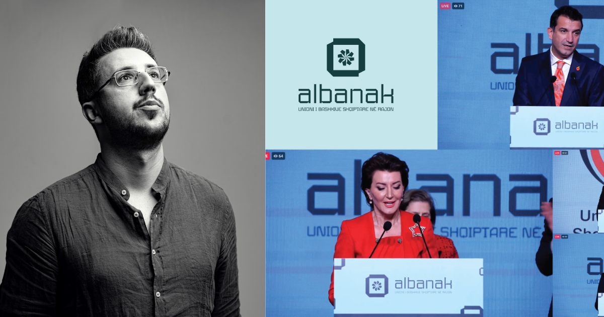 Agi Haxhimurati dizajnon logon e platformës mbarëkombëtare “ALBANAK”