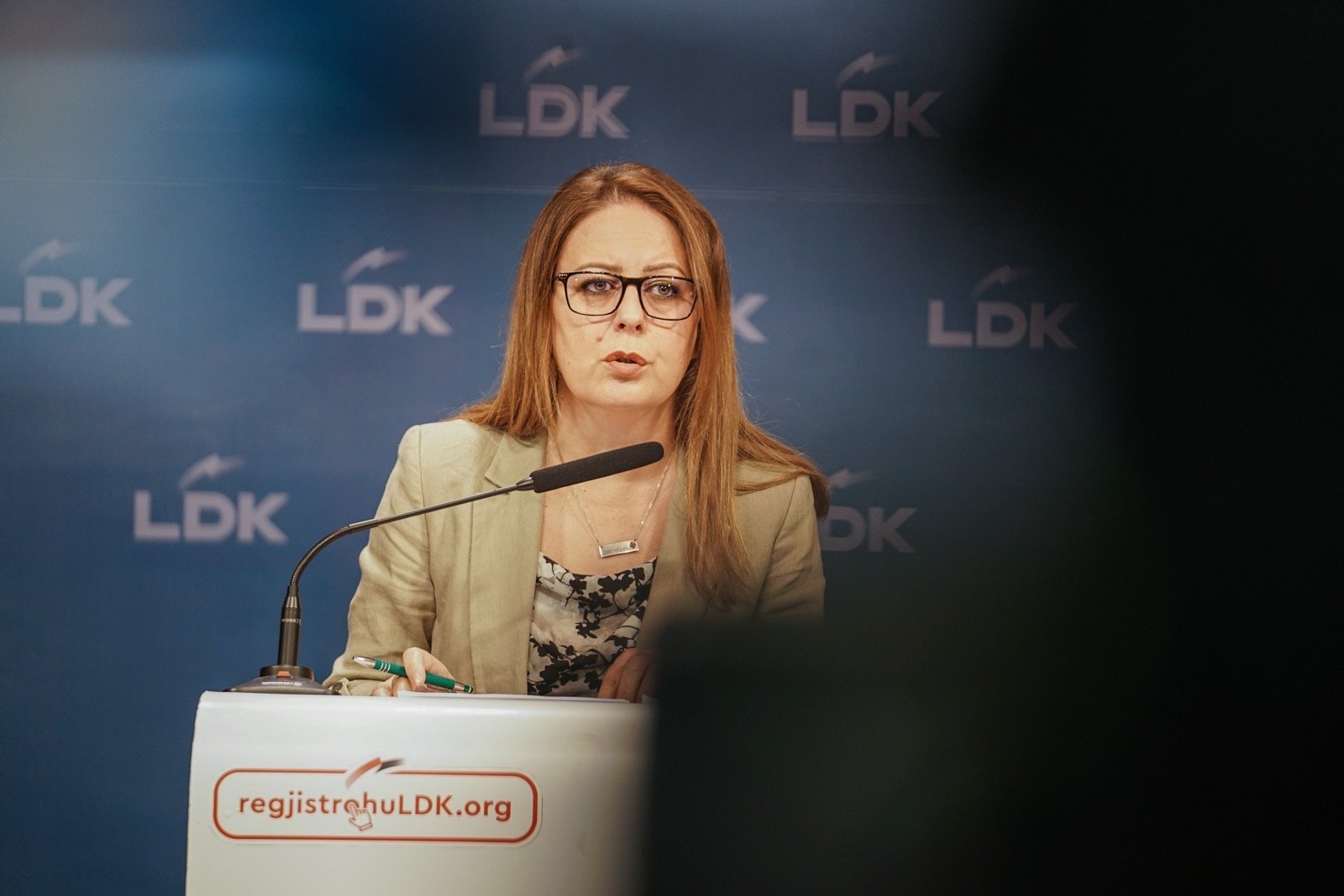 Hykmete Bajrami thotë se LDK-ja ka dalë 36% në një sondazh që e kanë bërë në Prishtinë