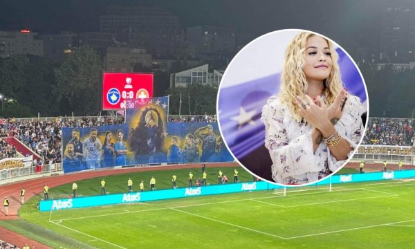 Fotografia e saj në “Fadil Vokrri”, reagon Rita Ora: Të dua Kosovë, vendi im më i preferuar në të gjithë botën