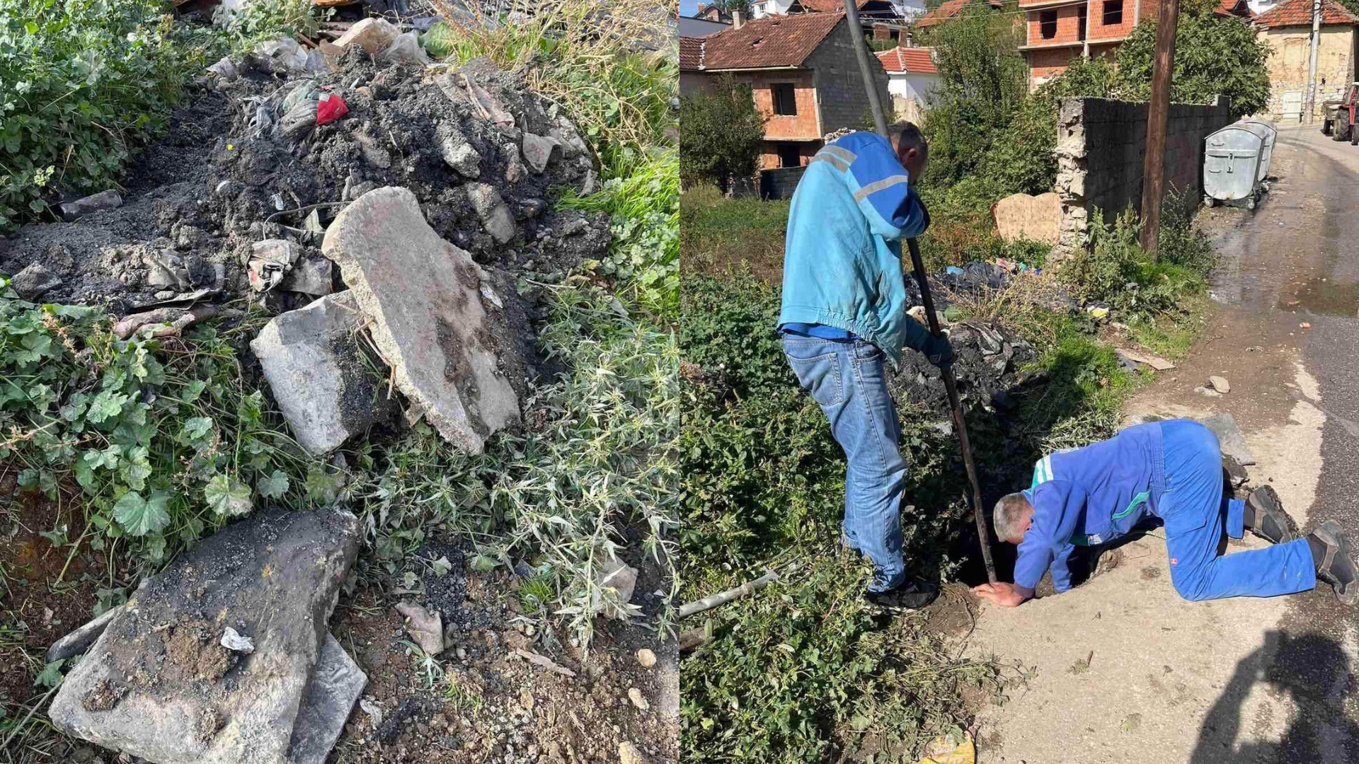 KRU Gjakova ankohet në abuzim me rrjetin e kanalizimit te lagjja “Sulejman Kollari” në Rahovec
