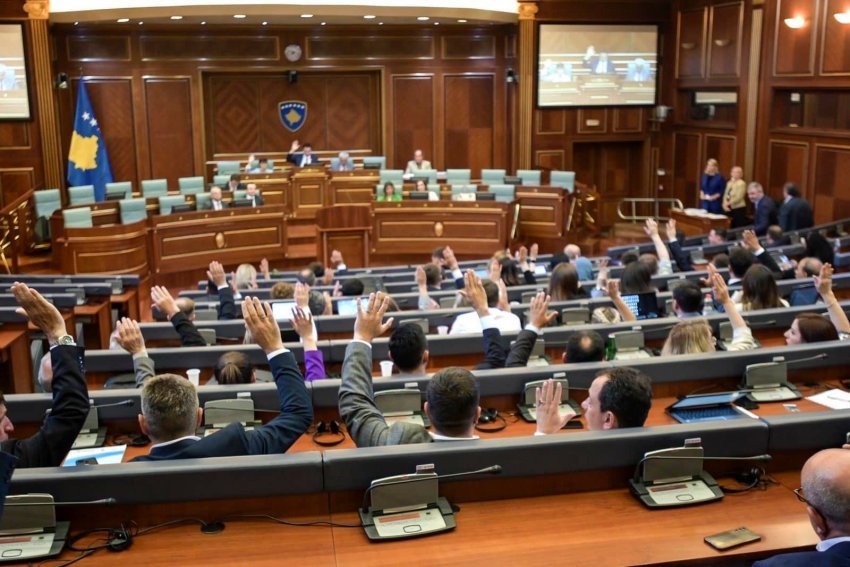 Agresioni në Banjskë, Kuvendi miraton deklaratën në mbështetje të rezolutës së PE-së