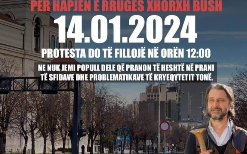 Prishtinasit do protestojnë për hapjen e rrugës “Xhorxh Bush”: Ne nuk jemi dele