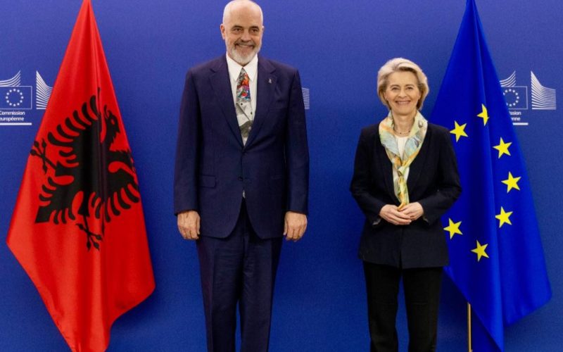 Rama takohet me Presidenten e Komisionit Evropian, Ursula von der Leyen