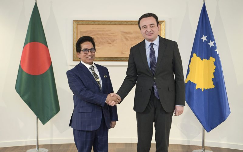 Kurti priti Ambasadorin jo rezident të Bangladeshit në Kosovë, flasin për interesat dypalëshe