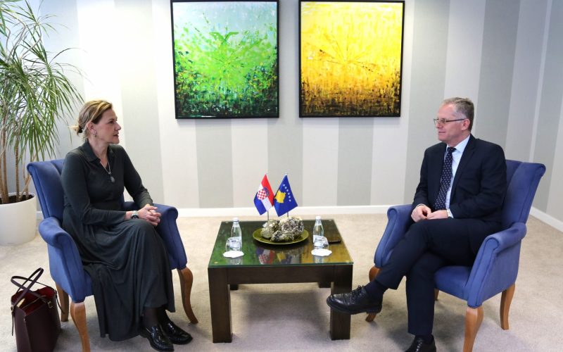 Bislimi mirëpriti ambasadoren e Kroacisë, flasin për bashkëpunimin mes dy shteteve