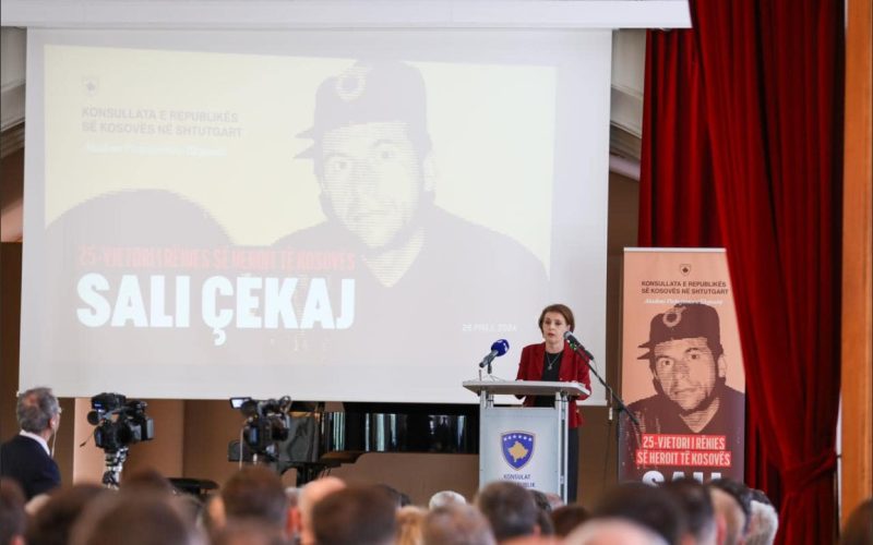 Gërvalla në Stuttgart: Sali Çekaj ishte hallkë e pazëvendësueshme lidhëse mes rezistencës civile me mjete politike dhe luftës çlirimtare